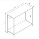 Ver imagem 3 de Aparador Artetube Com Estrutura Aço 92x36 Art In Móveis