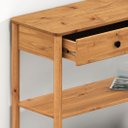 Ver imagem 6 de Aparador com Gavetas Estreito Moderno Freijó Apoana Idimex