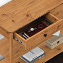 Ver imagem 7 de Aparador com Gavetas Estreito Moderno Freijó Apoana Idimex