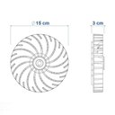 Ver imagem 2 de Ventoinha Suporte da Lâmina Tramontina para Cortador de Grama Ce35m2 e Ce35p Tramontina