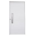 Ver imagem 1 de Porta de Alumínio Lambril Branco com Puxador Linha 25 - Dc:direita/ 210 X 90