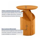 Ver imagem 6 de Mesa Lateral Decorativa para Sala de Estar Soneto