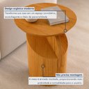 Ver imagem 4 de Mesa Lateral Decorativa para Sala de Estar Soneto
