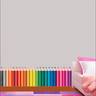 Papel de Parede Infantil Lápis de Cor - 1