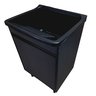 Tanque de Lavar Roupas 34 Lts com Gabinete Black Mdf Montado - 4