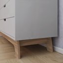Ver imagem 2 de Cômoda 5 Gavetas 80cm Alice - Branco