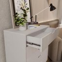 Ver imagem 4 de Cômoda 5 Gavetas 80cm Alice - Branco
