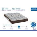 Ver mais imagens de Cama Box Viúva: Colchão Ortopédico Ortobom D45 Iso 150 Mega Firme + Base Crc Suede Clean (128x188