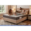 Ver imagem 2 de Cama Box Viúva: Colchão Ortopédico Ortobom D45 Iso 150 Mega Firme + Base Crc Suede Clean (128x188