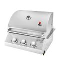 Ver imagem 1 de Churrasqueira a Gás de Inox Chaleur de Embutir Chaleur Grill 3 Queimadores para Bancadas