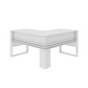 Ver imagem 4 de Escrivaninha Mesa Escritório 136cm em L com Detalhe Ripado ME4145