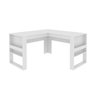 Mesa para Escritório 136cm em L com Detalhe Ripado ME4145 - 5