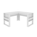 Ver imagem 5 de Escrivaninha Mesa Escritório 136cm em L com Detalhe Ripado ME4145