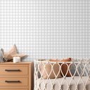 Ver imagem 1 de Papel de Parede Infantil Xadrez Vichy Cinza