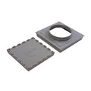 Ver imagem 5 de Kit 2 Ralo Invisível Rebaixado e Caixa Sifonada Cinza 18cm