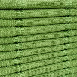 Kit 12 Toalhas Lavabo Rekint Perfeito Estilo Verde Musgo - 2