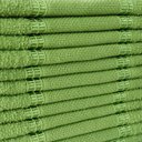 Ver imagem 2 de Kit 12 Toalhas Lavabo Rekint Perfeito Estilo Verde Musgo