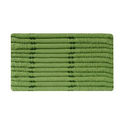 Kit 12 Toalhas Lavabo Rekint Perfeito Estilo Verde Musgo - 1