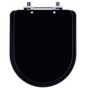 Ver imagem 1 de Assento Sanitário Link Preto Fosco para vaso Deca