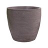 Vaso Planta 50x50 Oval Moderno Polietileno - MARROM CHOCOLATE 020 - 1