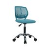 Cadeira Secretaria Kids Pelegrin PEL-3300 Tela Mesh Azul Turquesa - 2