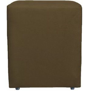 Puff Quadrado Cubo Banqueta Decorativo Utilize - Marrom