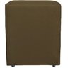 Puff Quadrado Cubo Banqueta Decorativo Utilize - Marrom - 1