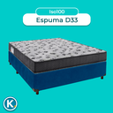 Ver imagem 4 de Colchão Casal D33 + Box Azul - Iso100 Ortobom