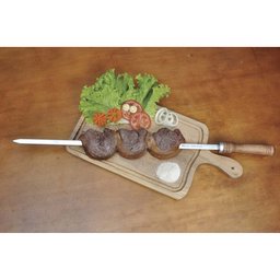 Espeto Alumínio Simples P/ Churrasco 80cm - Mor - 5