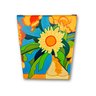 Mini Quadro Decorativo de Jarro de Flores Pintado a Mão - 7
