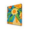 Mini Quadro Decorativo de Jarro de Flores Pintado a Mão - 6