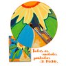 Mini Quadro Decorativo de Jarro de Flores Pintado a Mão - 10