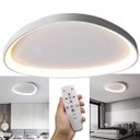 Ver imagem 2 de Luminaria Paflon Sobrepor Led 3 Tons Ajustavel Controle Remoto Luz Teto Iluminaçao Decoraçao Casa Sa