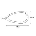 Ver imagem 4 de Luminaria Paflon Sobrepor Led 3 Tons Ajustavel Controle Remoto Luz Teto Iluminaçao Decoraçao Casa Sa