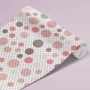 Ver imagem 3 de Papel de Parede Infantil - Círculos Rosas Arte Destaque 3 Metros