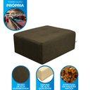 Ver imagem 2 de Cama Box Para Cachorro e Pet Quadrado Confortável com Pés com Alumínio Luna Matrix - Veludo