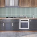Ver imagem 1 de Papel de Parede Adesivo Decorativo Azulejo Listras - Kit 10 Metros