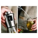 Ver imagem 4 de Spray Pulverizador de Vinagre Óleo e Azeite Borrifador Culinário de Aço Inoxidável - 200ml