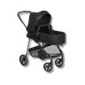 Carrinho de Bebe Moises Napoli Preto + Bebe Conforto Grid + Base - Galzerano - 3