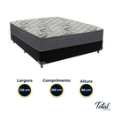 Ver imagem 3 de Cama Box Casal Preto e Colchão Airtech 100 D33 Ortobom