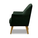 Ver imagem 4 de Poltrona Decorativa Bordada Magali Veludo Verde Folha Lansofbr