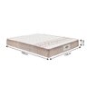 Cama Box Casal Colchão Gazin Molas Vibe Marrom / Branco - 5