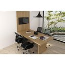 Ver imagem 4 de Painel Quarto P/ Tv até 37 Pol Pa2916 136x100cm Amêndoa - Tecno Mobili