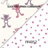 Papel de Parede Coração Rosa Pink com Brilho Glitter para Quarto Menina - Coleção Fofura Baby 4023 - 3
