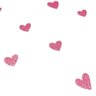 Papel de Parede Coração Rosa Pink com Brilho Glitter para Quarto Menina - Coleção Fofura Baby 4023 - 1