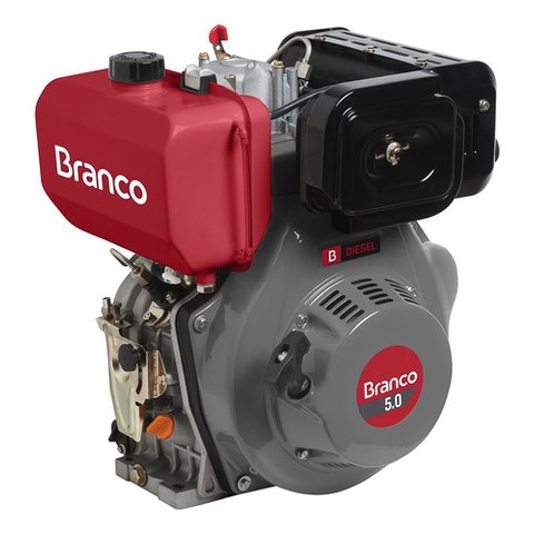 Motor a Diesel 5,0cv 211cc com Partida Eletri-branco