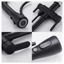 Ver imagem 3 de Torneira Luxo Monocomando 360 Preta Filtro Cozinha Gourmet Quente Frio Mesa Bancada Cuba Extensivel