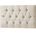 Ver imagem 1 de Cabeceira Painel Estofada Paris Suede Palha Solteiro 90cm para Cama Box