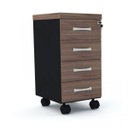 Ver imagem 1 de Gaveteiro para Escritório 4 Gavetas com Rodízios Pe40 Pandin Móveis