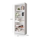 Ver imagem 5 de Estante para Livros 5 Prateleiras Viena Rofemar Móveis